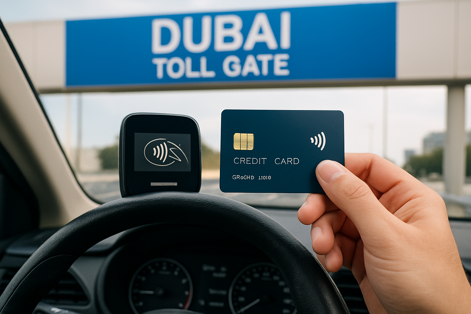 Contactless payment for Dubai toll roads