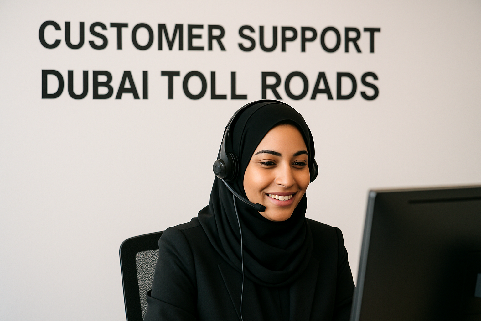 Customer support for Dubai toll roads